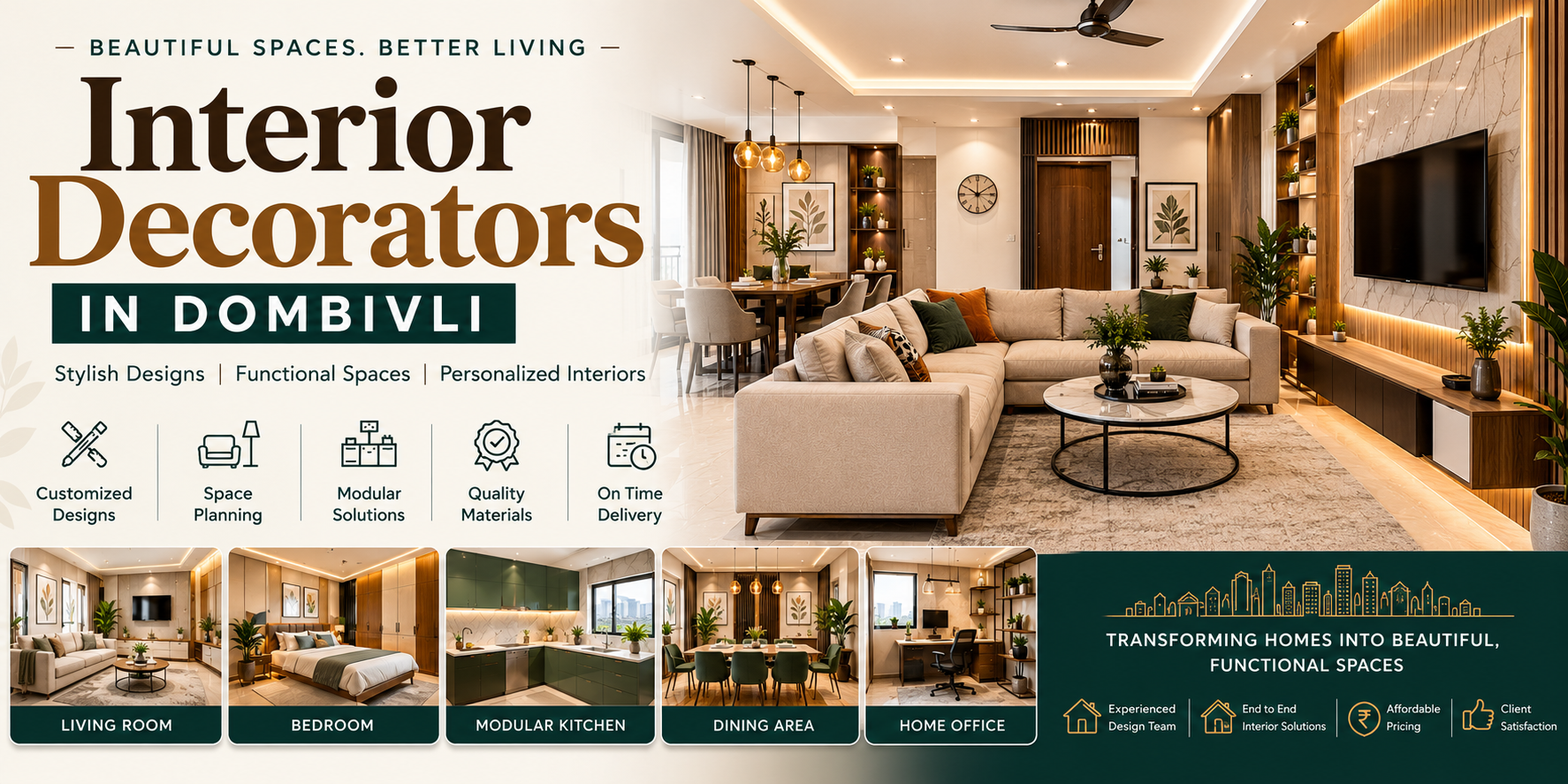 Interior Decorators in Dombivli